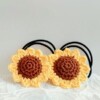 11 Crochet Flower Hair Tie Free Patterns