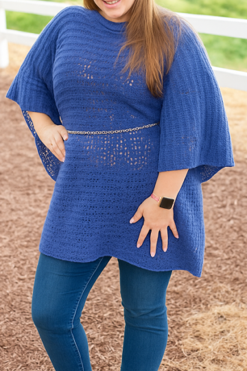 6 Crochet Oversized Poncho Free Patterns