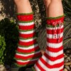 7 Crochet Christmas Leg Warmers Free Patterns