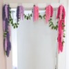 8 Crochet Hanging Wisteria Free Patterns