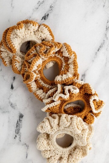 10 Crochet Scrunchies Free Patterns