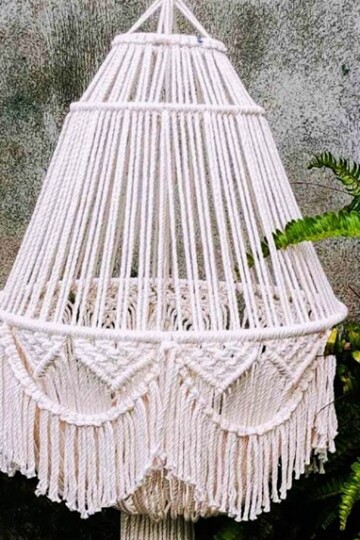 10 Macrame Lampshade Free Patterns