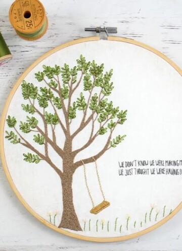 10 Tree Embroidery Free Patterns