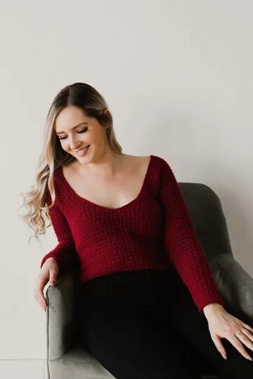 12 Crochet Long Sleeve Sweater Free Patterns