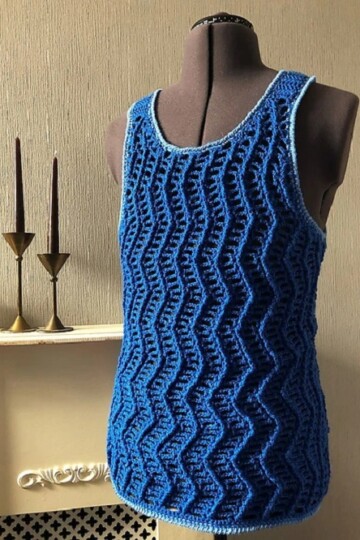 15 Crochet Tank Top Free Patterns