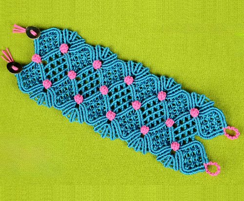 Macrame Cuff Bracelet Tutorial