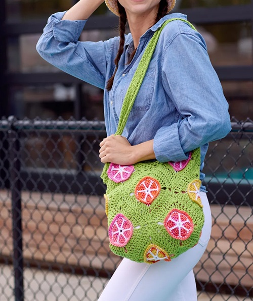 Crochet Grocery Bag Free Patterns 3