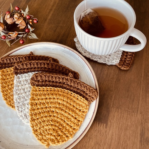 White Oak Acorn Coaster
