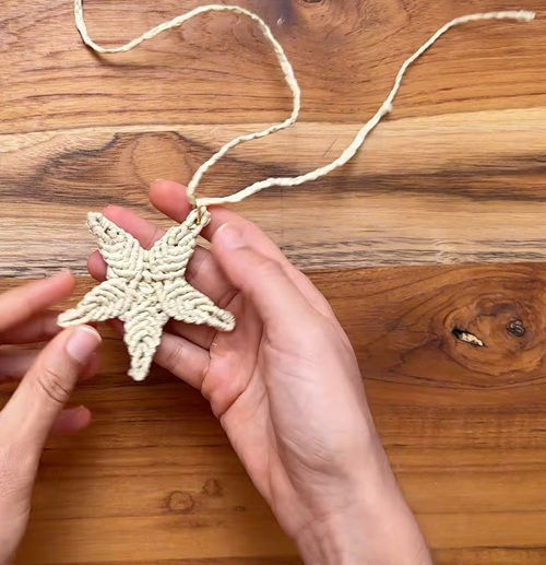 Knotted Starfish Pendant