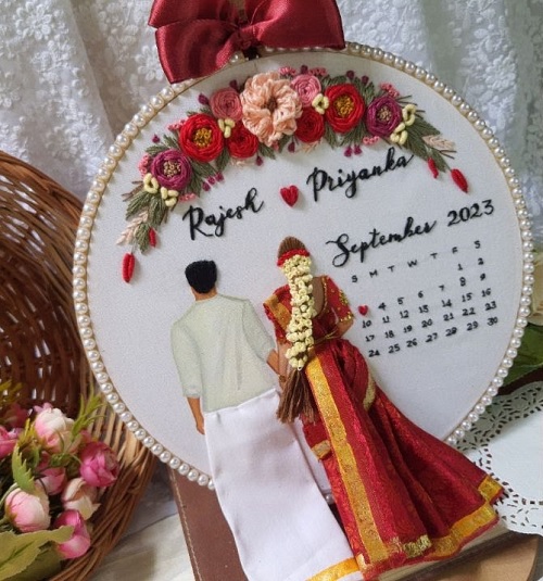 Calendar Embroidery Free Patterns 3