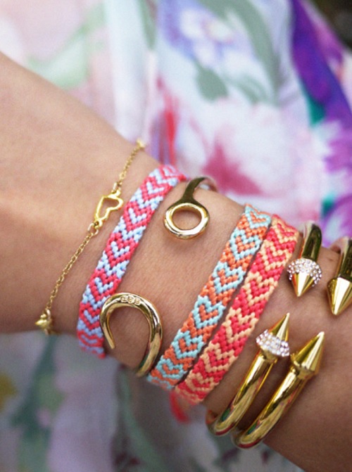 DIY Heart Friendship Bracelet
