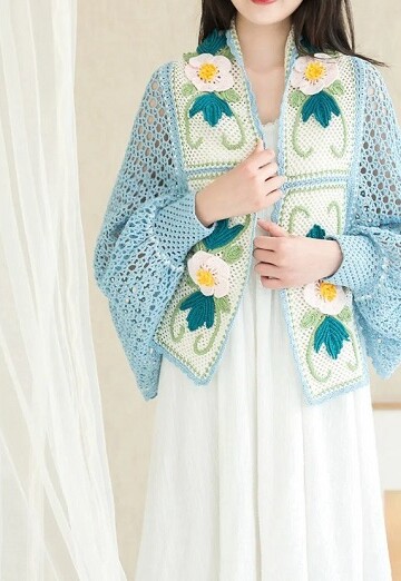 19 Crochet Lace Cardigan Free Patterns