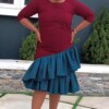 5 Asymmetrical Layered Ruffle Dress Free Sewing Patterns