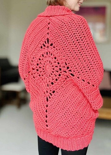 6 Crochet Dreamcatcher Cardigan Free Patterns