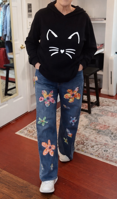 DIY: Make a fun pair of jeans! Upcycled clothing tutorial.