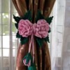 8 Crochet Curtain Holder Free Patterns