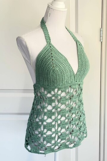 8 Crochet Winter Bralette Free Patterns