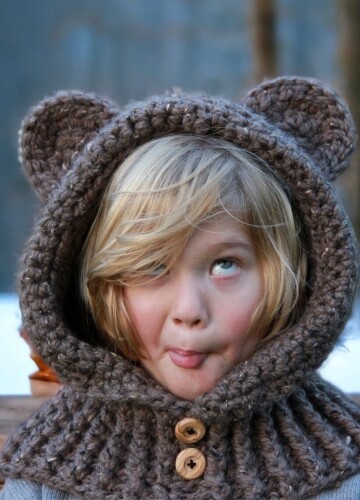 8 Hooded Baby Cowl Free Crochet Patterns