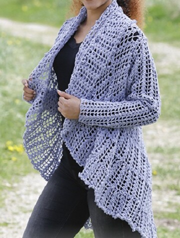 9 Crochet Fairy Cardigan Free Patterns