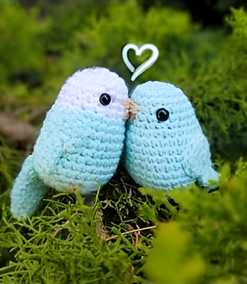 13 Crochet Love Birds Free Patterns