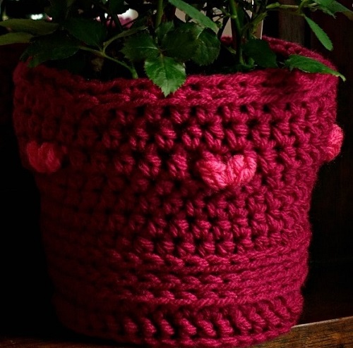 DIY Crochet Flower Pot Pattern Ideas