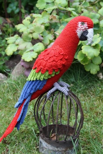 14 Crochet Parrot Free Patterns