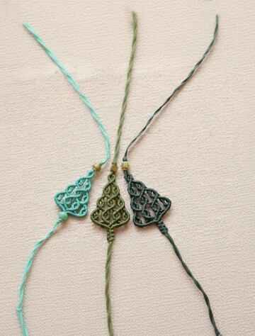14 Macrame Christmas Bracelet Free Patterns