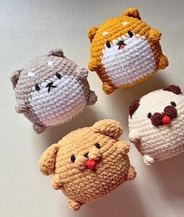 15 Fat Animal Toys Free Crochet Patterns