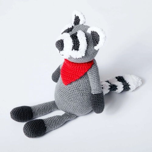 Crochet Rocky Raccoon Toy