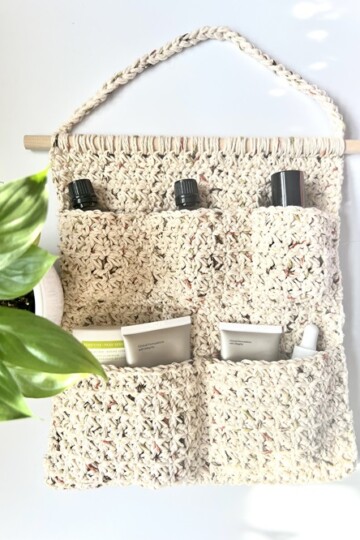 15 Wall Hanging Organizer Free Crochet Patterns