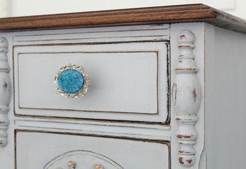 DIY Old Jewelry Drawer Pulls