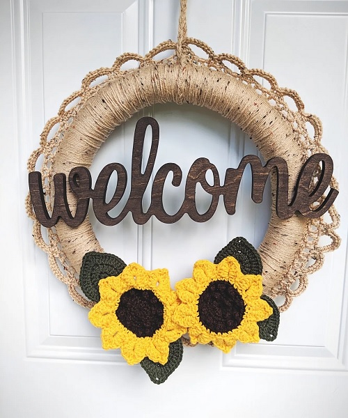 Sunshiny Sunflowers and Wreath