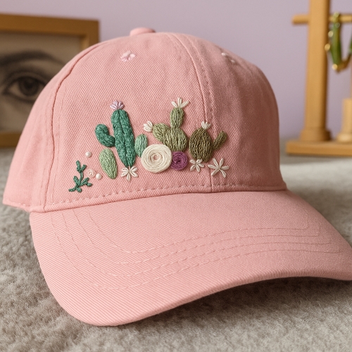 Embroidered Cactus Cap