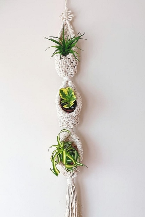 3-tier Plant Pod Macrame Hanger