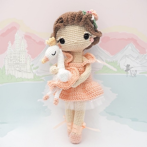 ballerina with swan
