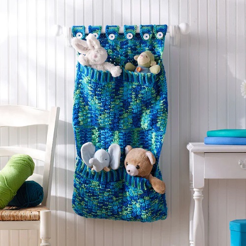 DIY Crochet Wall Hanging Organizer Ideas 3