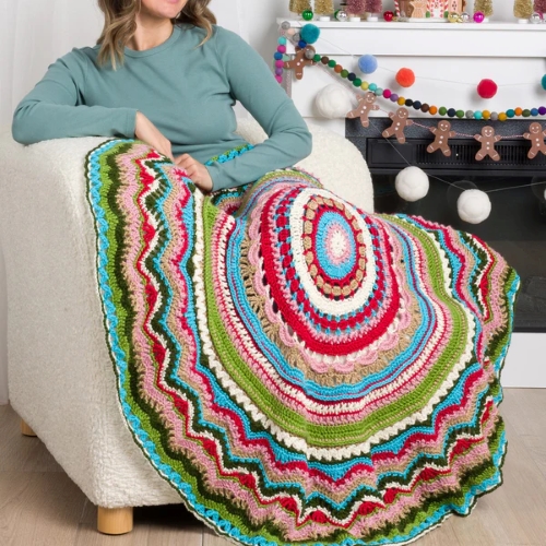 Christmas Cookies Blanket Pattern