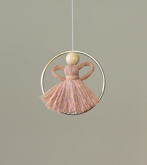 Macrame Holiday Angel