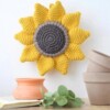 21 Crochet Sunflower Home Decor Free Patterns