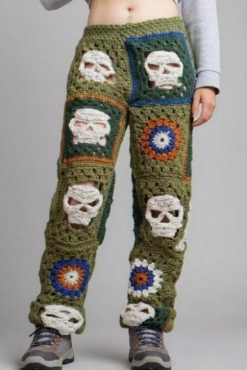 5 Crochet Skull Pants Free Patterns
