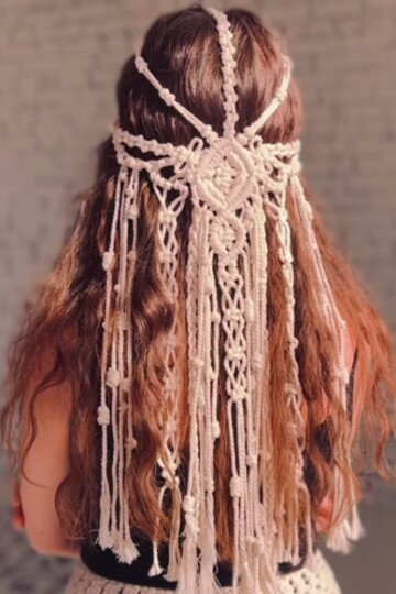 6 Macrame Wedding Veil Free Patterns