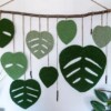 7 Monstera Leaves Wall Hanging Free Crochet Patterns