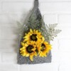 8 Crochet Flower Basket Wall Hanging Free Patterns