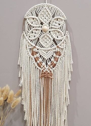 8 Macrame Flower Wall Hanging Free Patterns