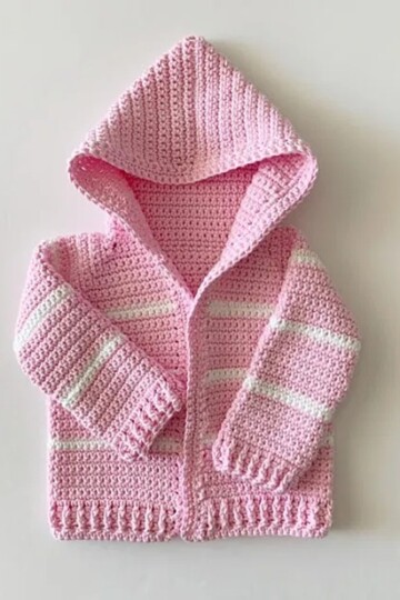 9 Crochet Baby Sweater Free Patterns