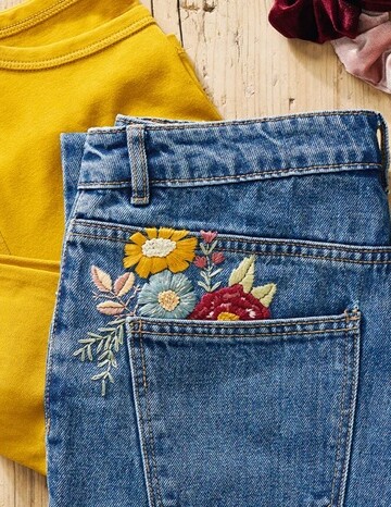 9 Embroidered Jeans Free Patterns