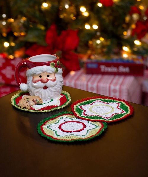 Party Doily Coasters