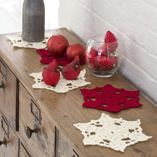 Crochet Big Snowflake Doilies