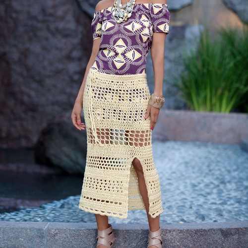 Crochet Caribbean Skirt