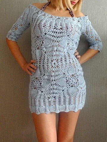 21 Crochet Beach Cover Up Free Patterns